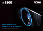 InFocus IN5500 Series Datasheet (Spanish)