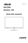 MX239H Monitor LCD Guía del usuario
