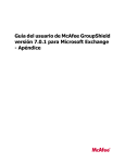 Guía del usuario de McAfee GroupShield versión 7.0.1