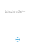 Dell SupportAssist para PC y tabletas User`s Guide (Guía del usuario)