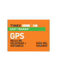guía del usuario reloj de velocidad + distancia