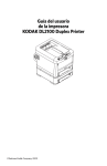 Gu&iacute;a del usuario de la impresora KODAK DL2100 Duplex Printer