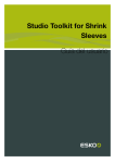 Studio Toolkit for Shrink Sleeves Guía del usuario