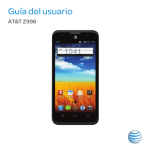 AT&T Z998 Guía del usuario