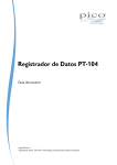 Registrador de Datos PT-104