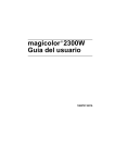 magicolor 2300W Guía del usuario