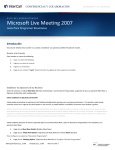 Live Meeting 2007 - Programando una Reunión