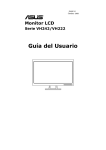 Monitor LCD Serie VH242/VH222 Guía del Usuario