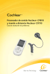 Procesador de sonido Nucleus® CP810 y mando a distancia