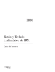 Ratón y Teclado inalámbrico de IBM: Guía del usuario - ps