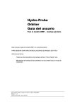 Hydro-Probe Orbiter (montaje giratorio) Guía del usuario