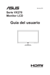 Serie VX278 Monitor LCD Guía del usuario