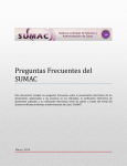 Preguntas Frecuentes del SUMAC