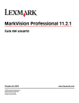 Guía del usuario de MarkVision Professional 11.2.1