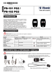 D-305495 PB-101/102 Guía del usuario