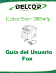 Guía del Usuario Fax
