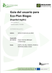 Guia del usuario para Eco-Plan Biogas (Español
