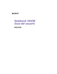 Notebook VAIO® Guía del usuario