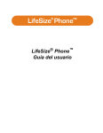 LifeSize Phone Guía del usuario