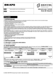 D-304241 BW-KPD Istruzioni per l`utente / Gu&iacute;a del Usuario