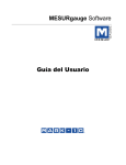 MESURgauge Software Guía del Usuario - Mark-10