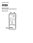 Guía del usuario Servicio pesado Manómetro para presión