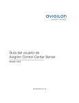Guía del usuario de Avigilon Control Center Server