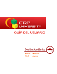 GUÍA DEL USUARIO - Erp University