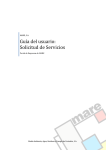 Gu&iacute;a del usuario: Solicitud de Servicios