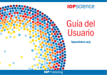 IOPScience - Guía del usuario