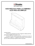 guía práctica para la chimenea eléctrica de dimplex