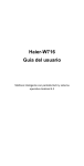 Haier-W716 Guía del usuario