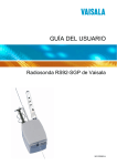 GUÍA DEL USUARIO Radiosonda RS92