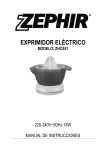 EXPRIMIDOR ELÉCTRICO