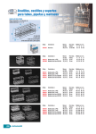 Gradillas, cestillos y soportes para tubos, pipetas y matraces