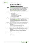 Ficha t&eacute;cnica Sprint Hoof Max - Inicio