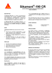 Sikament&reg;-190 CR - Distribuciones Villamar