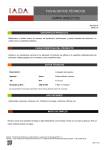 FICHA DATOS T&Eacute;CNICOS LIMPIA INSECTOS