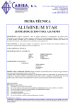 ALUMINIUM STAR - CARIBA sl___________Productos de