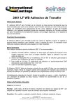 3901 LF WB Adhesivo de Transfer