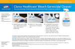 Clorox Healthcare&trade; Bleach Germicidal Cleaner