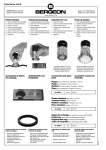 Mode d`emploi Gebrauchsanweisung Directions for use Modo de