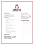 DESCRIPCION: BENEFICIOS: DOSIFICACION: MODO DE EMPLEO