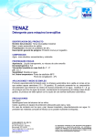 TENAZ Detergente para m&aacute;quina lavavajillas