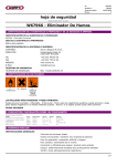 Ficha de seguridad