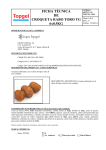 FICHA T&Eacute;CNICA DE CROQUETA RABO TORO