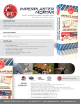 Imper Plaster Mortar