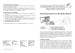 Instrucciones para el uso del equipo adicional