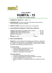 Bajar Archivo Ficha Técnica Humita 15
