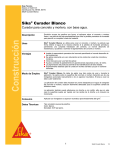 Sika Curador Blanco